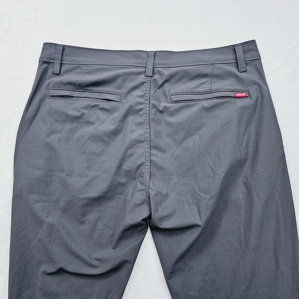 Levi Strauss XX Chino Pants Mens 36x29 Grey Tapered Engineered Techwear Modern - Picture 10 of 10